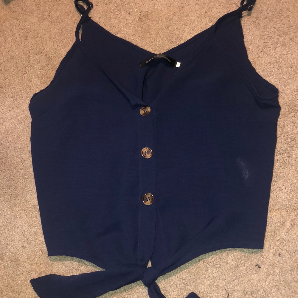 Dark blue tank top